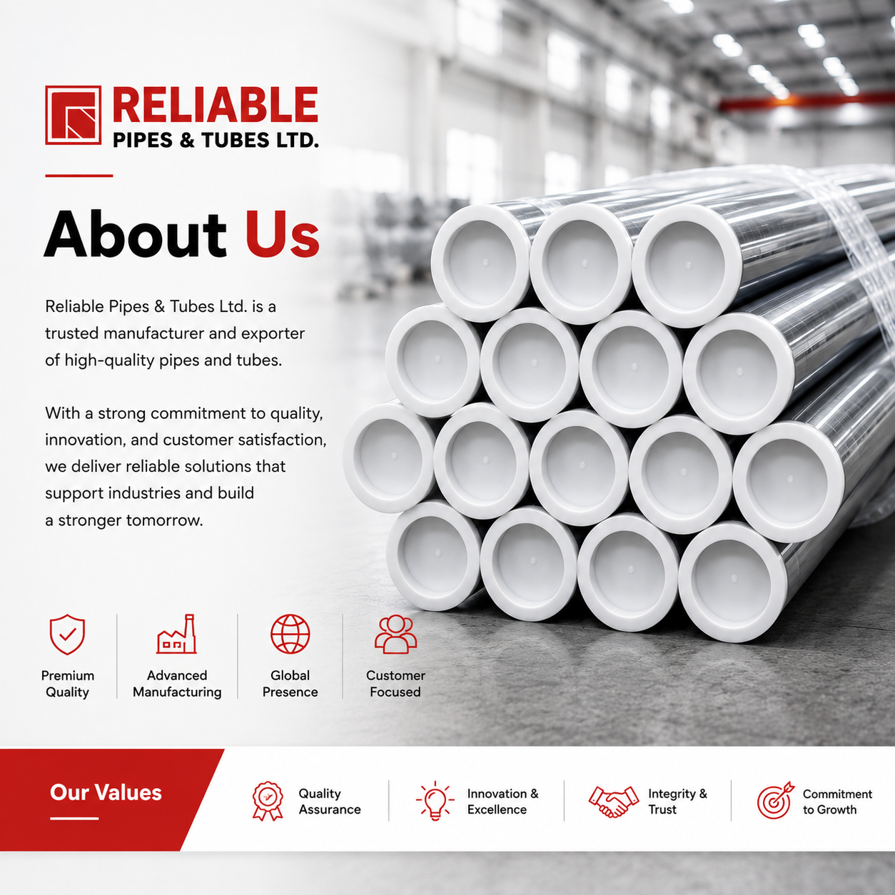 Reliable Pipes & Tubes Limited