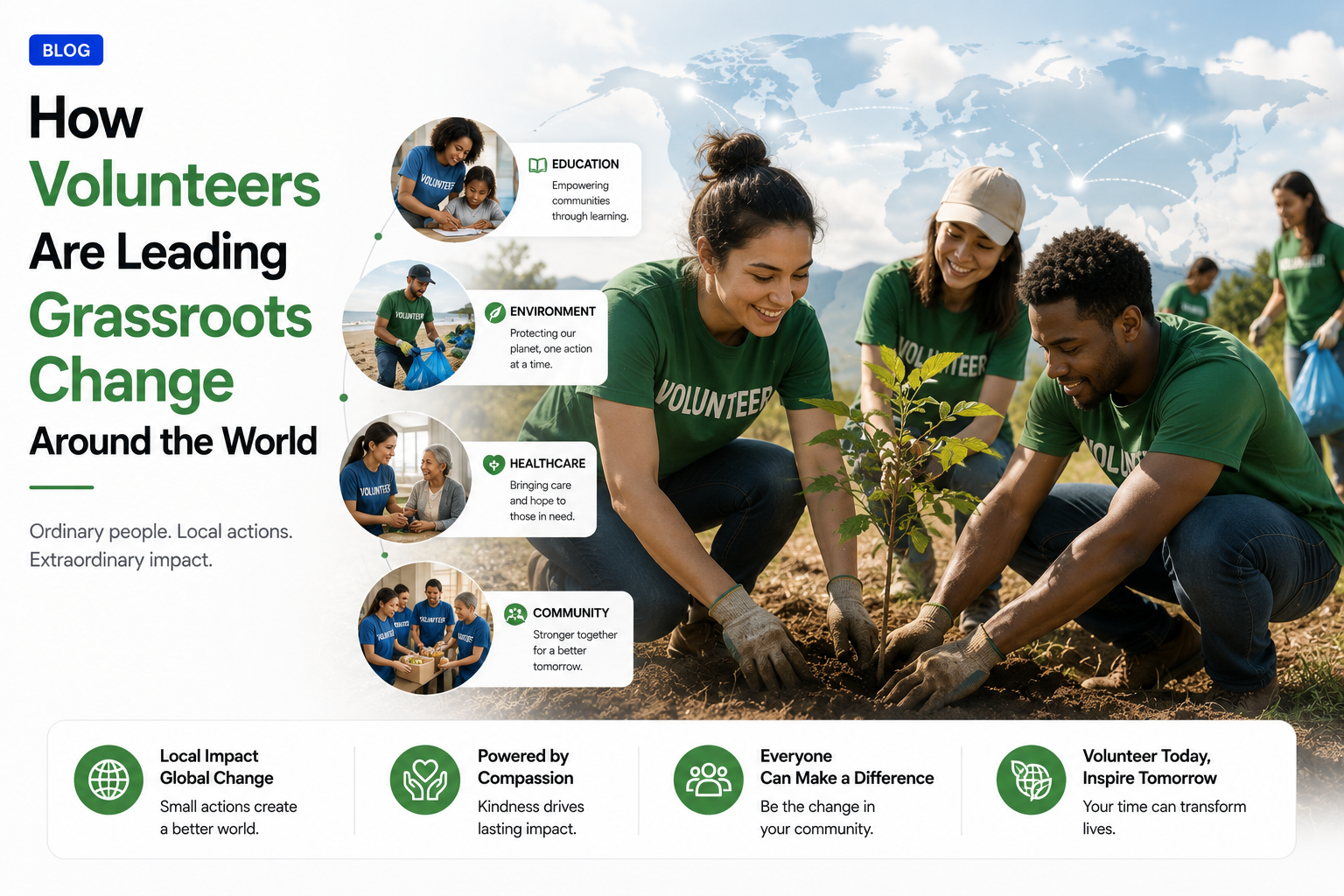 How Volunteers Are Leading Grassroots Change Around the World