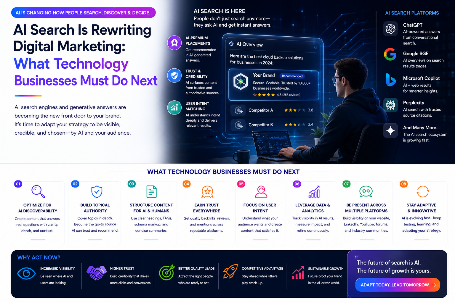 AI Search Is Rewriting Digital Marketing: What Technology Businesses Must Do Next