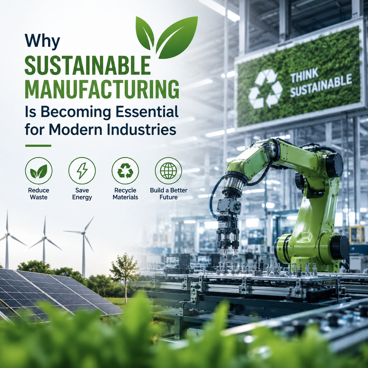 Why Sustainable Manufacturing Is Now Essential for Modern Industries