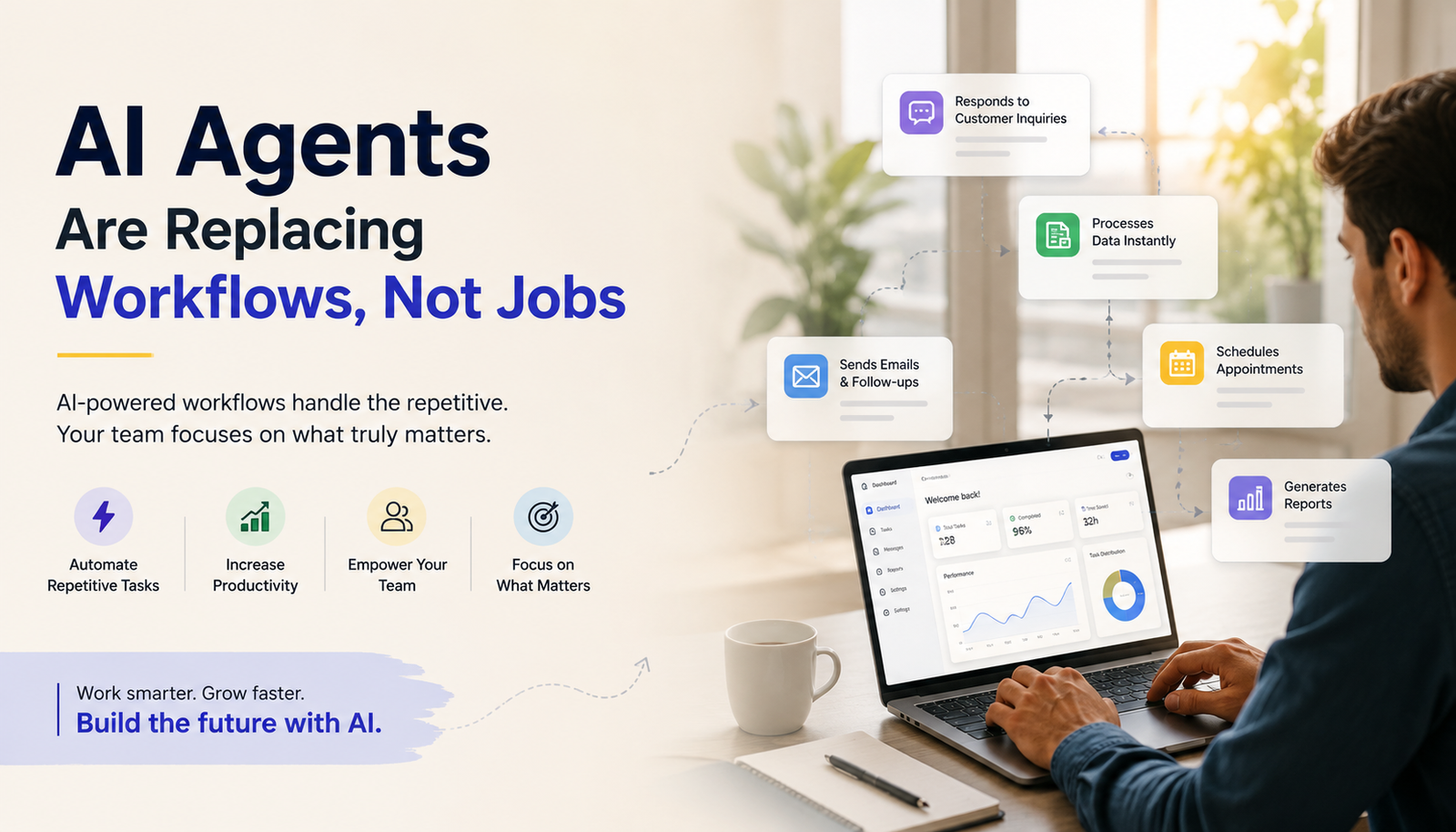 AI Agents Are Replacing Workflows, Not Jobs: A Smarter Way to Scale Your Business