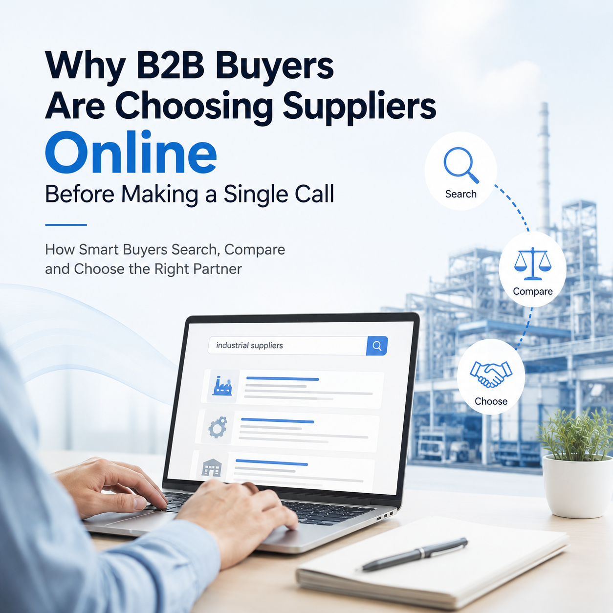 Why B2B Buyers Are Choosing Suppliers Online Before Making a Single Call
