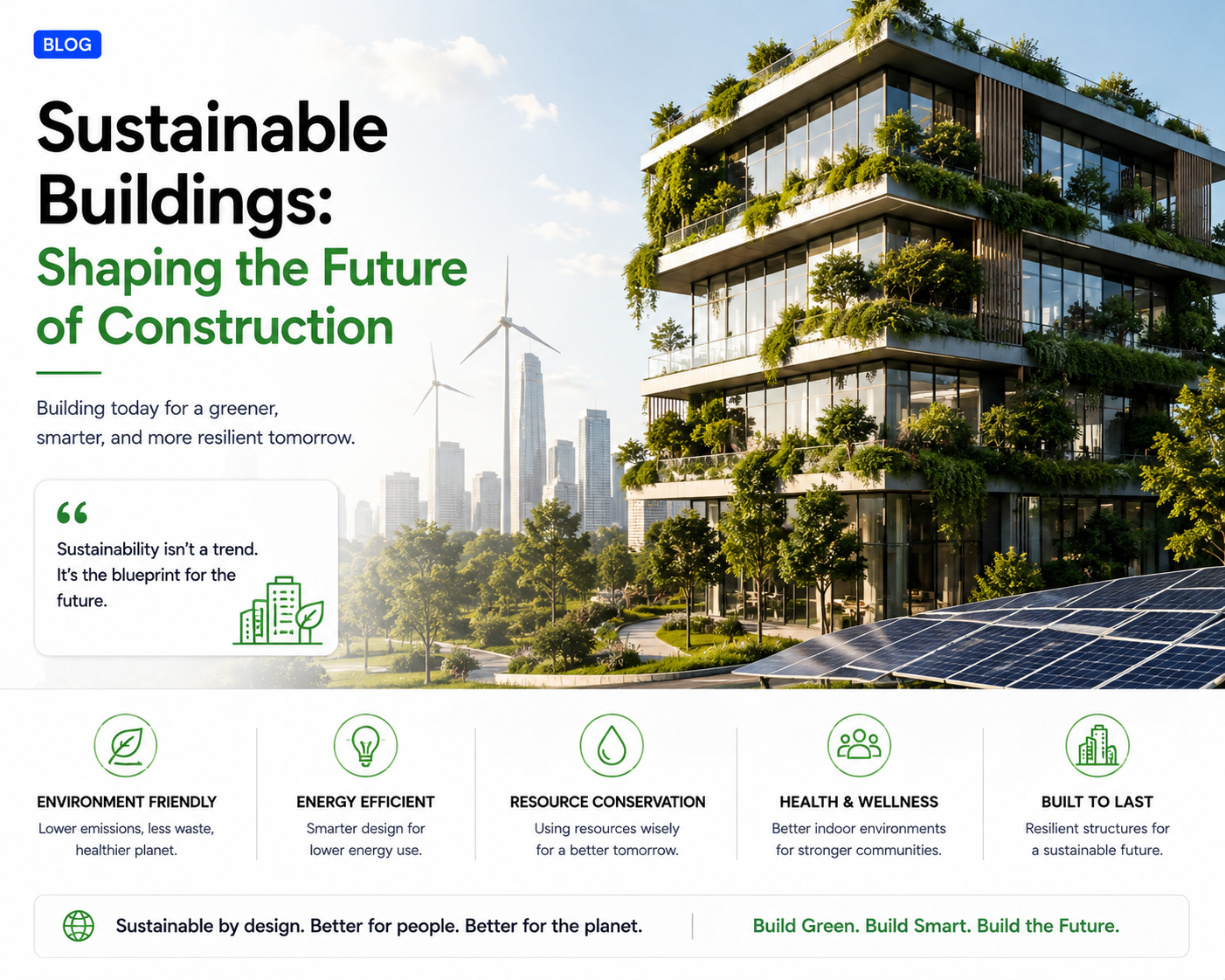 Sustainable Buildings: Shaping the Future of Construction