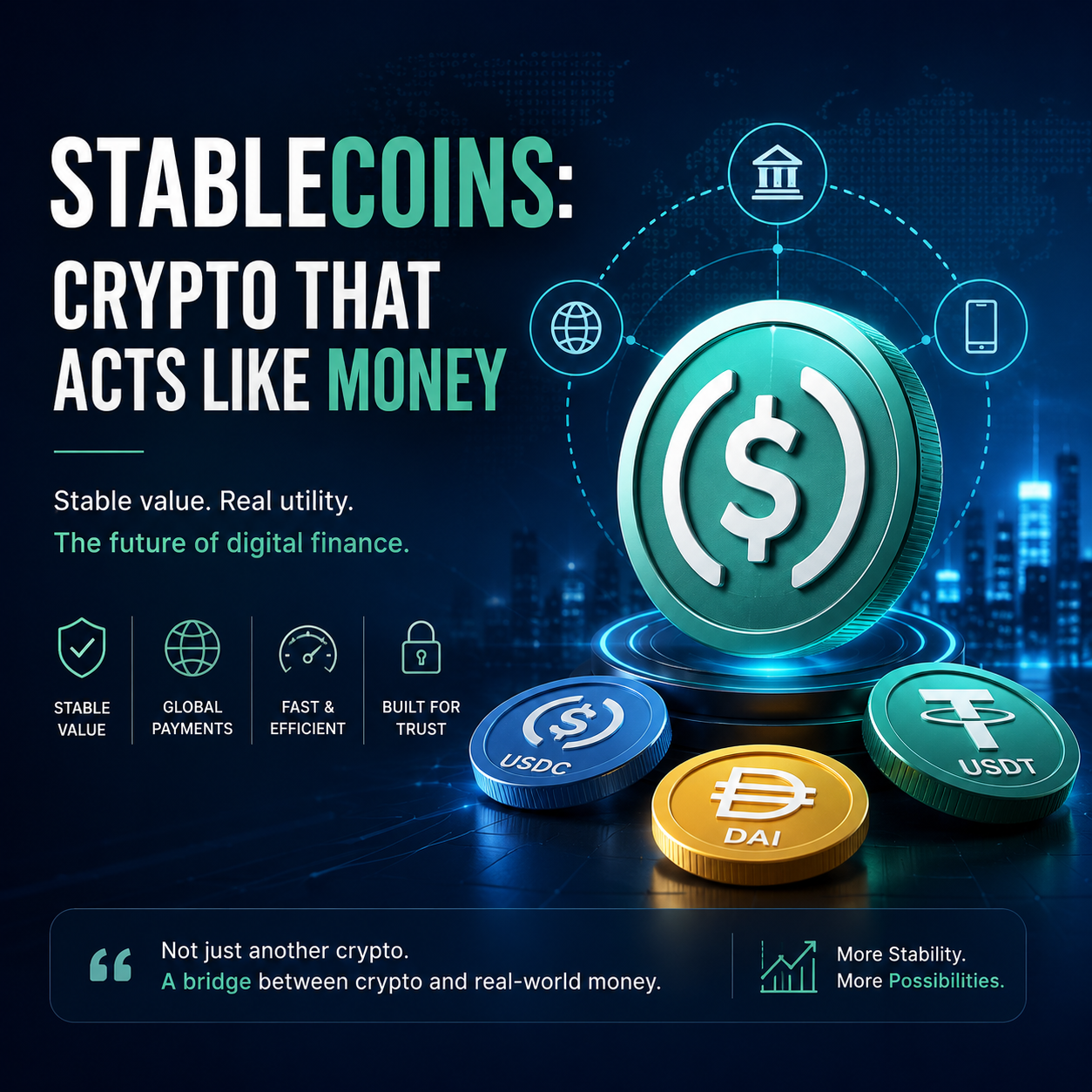 Stablecoins: The Cryptocurrency That Wants to Act Like Money