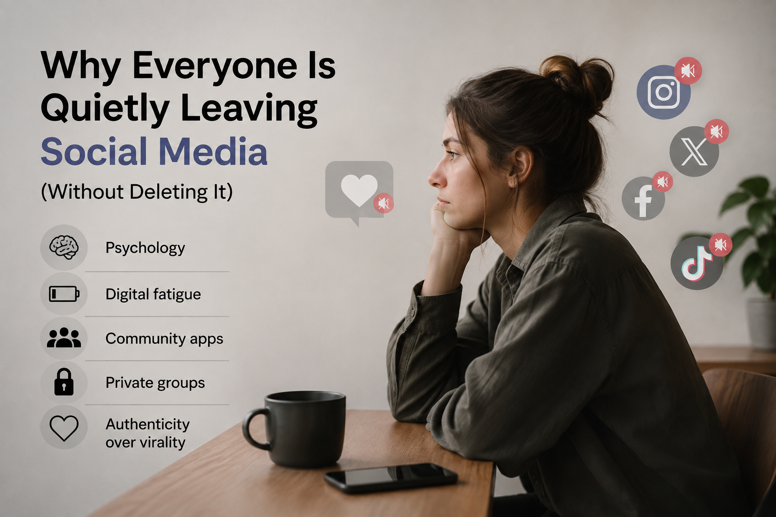 Why Everyone Is Quietly Leaving Social Media (Without Deleting It)